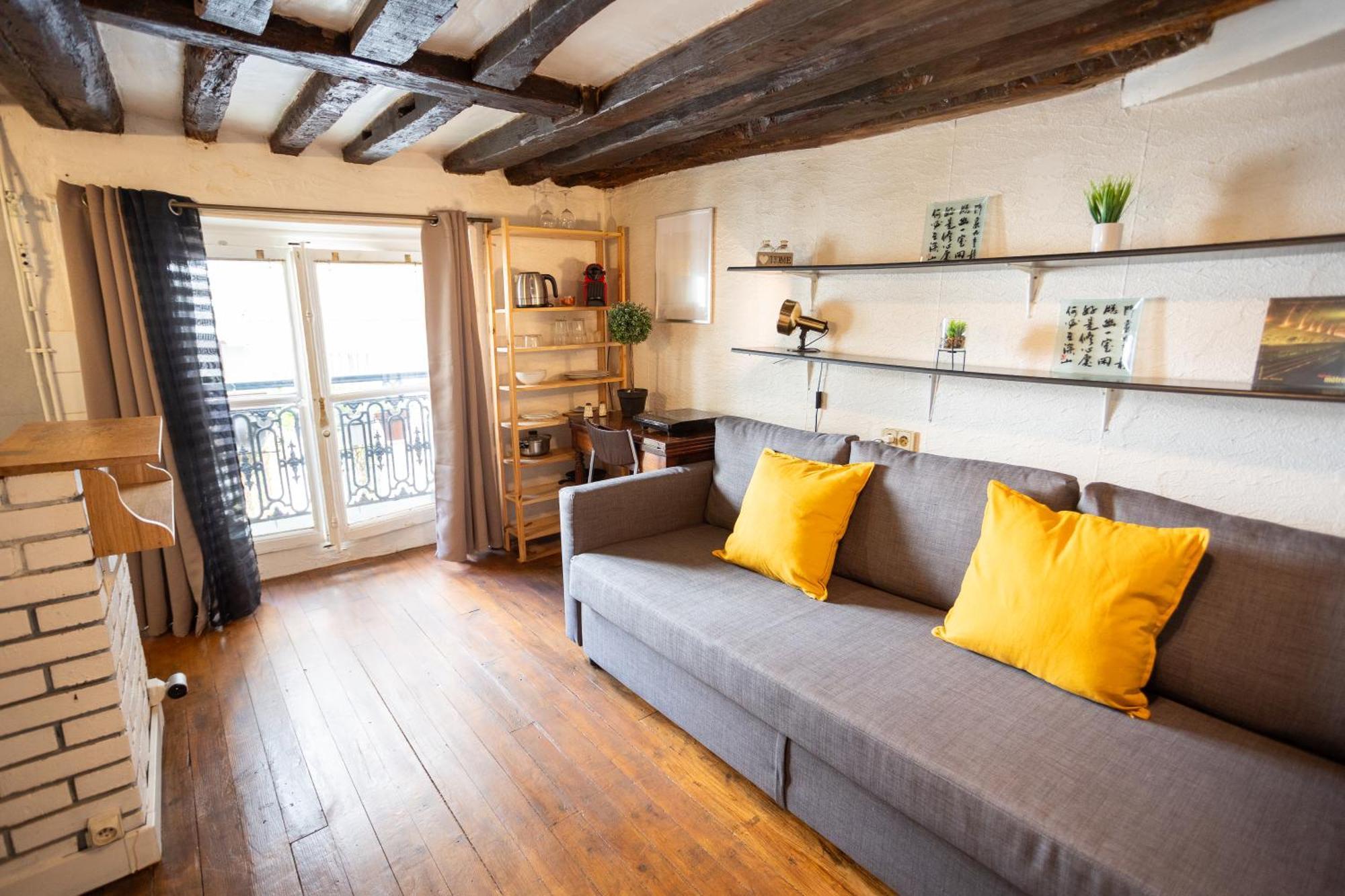 Apartmán Studio Cosy Romantique En Plein Coeur De Paříž Exteriér fotografie