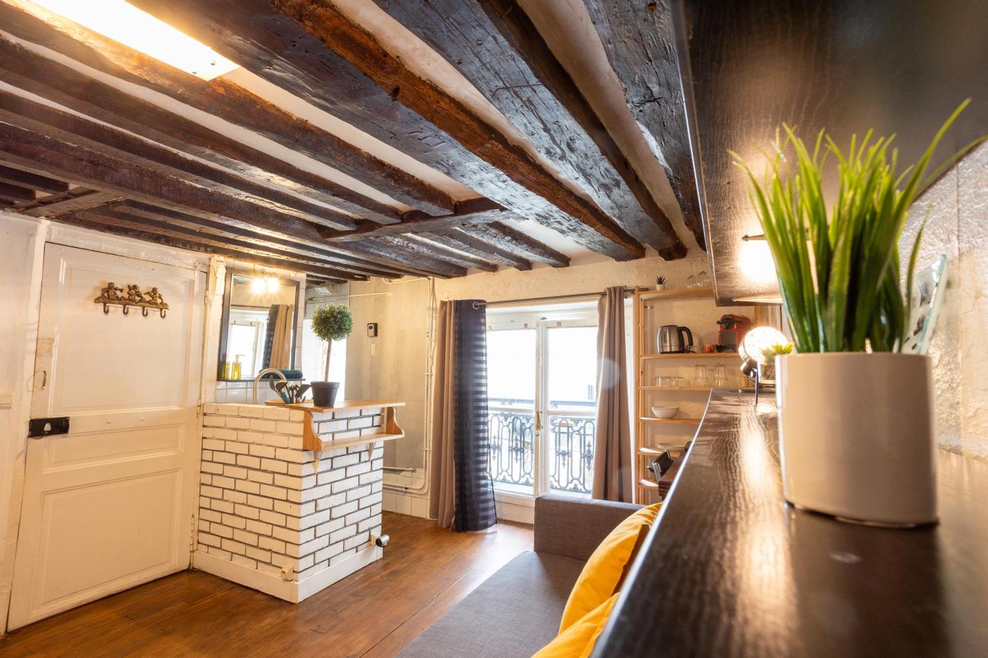 Apartmán Studio Cosy Romantique En Plein Coeur De Paříž Exteriér fotografie