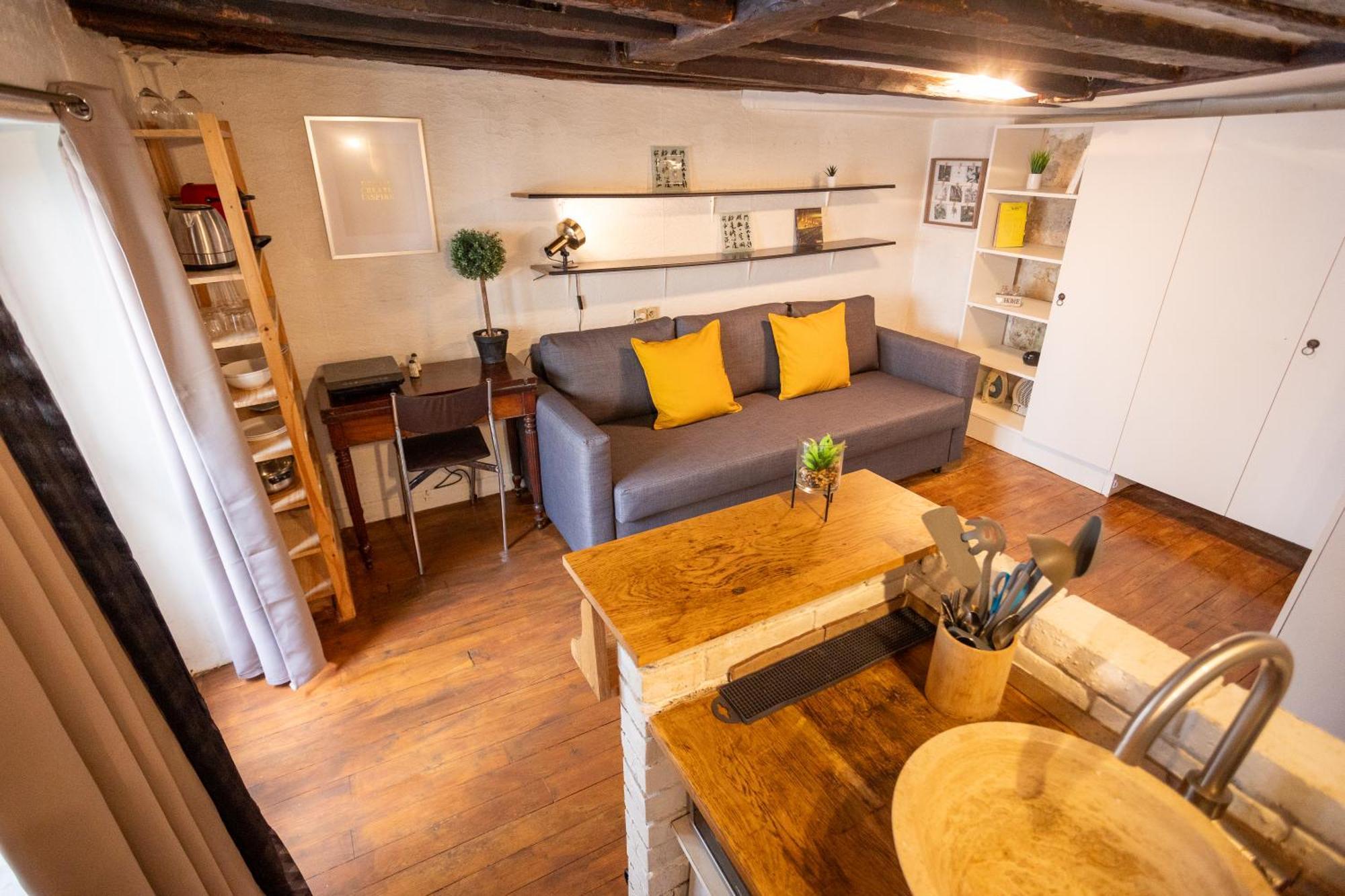 Apartmán Studio Cosy Romantique En Plein Coeur De Paříž Exteriér fotografie